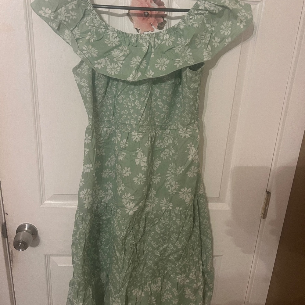 Green dress